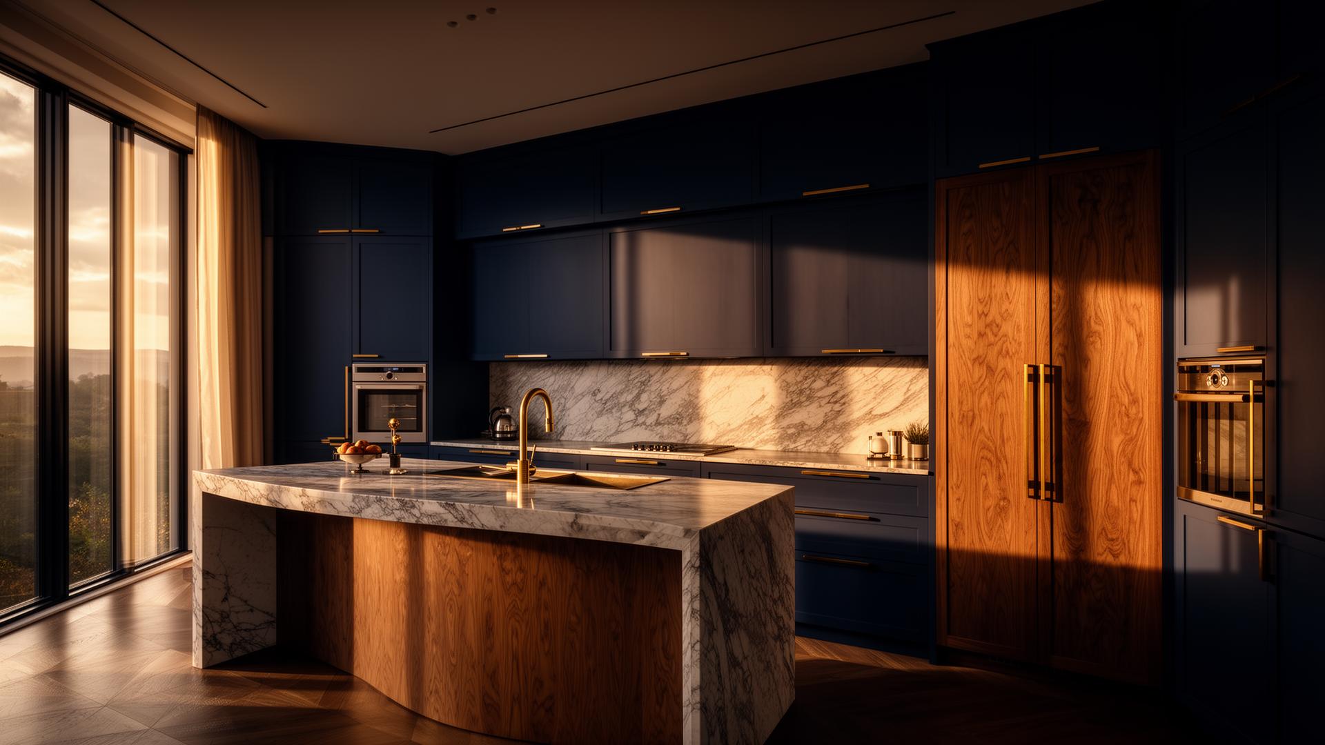 Custom luxury kitchen by Armo Design in Montréal